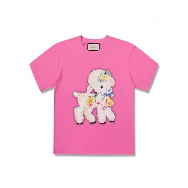 [매장판]Gucci 2020 Mm/Wm Logo Cotton Short Sleeved Ts… - 1