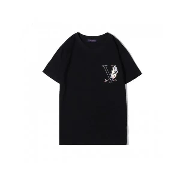 Louis vuitton 2020 Mens Logo Cotton Short Sleeved … - 1
