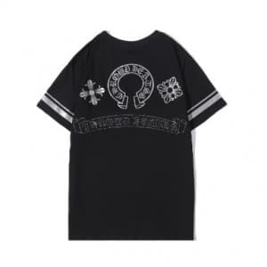 [크롬하츠]Chrome hearts 2020 Mens Logo Casual Short Sl…