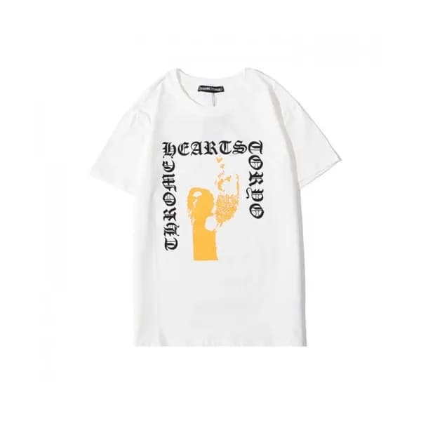 [크롬하츠]Chrome hearts 2020 Mens Logo Casual Short Sl… - 1