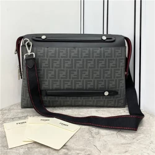 [펜디] Fendi 2020 Men's Tote Shoulder Bag,38cm … - 1