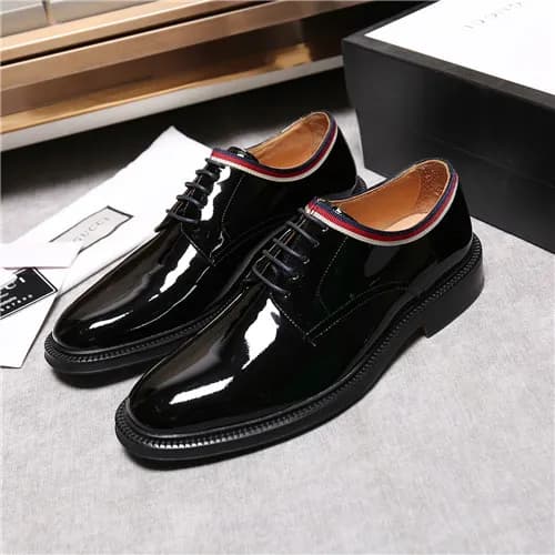 Gucci 2020 Men's Leather Oxford Shoes - 구찌 202… - 1