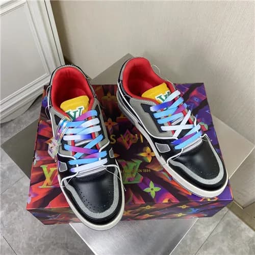 Louis Vuitton 2020 Men's Leather Sneakers - 루이… - 1