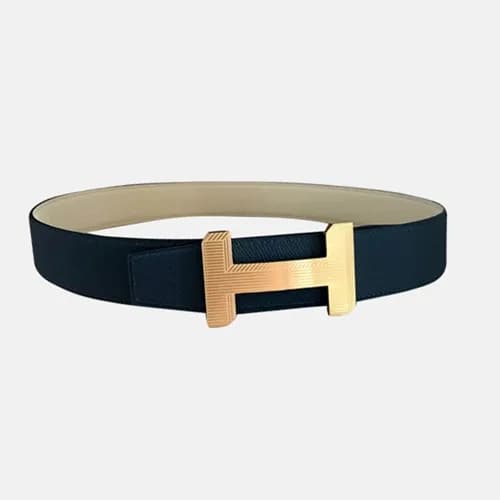 Hermes 2021 Men's Leather Belt - 에르메스 2021 남성용… - 1