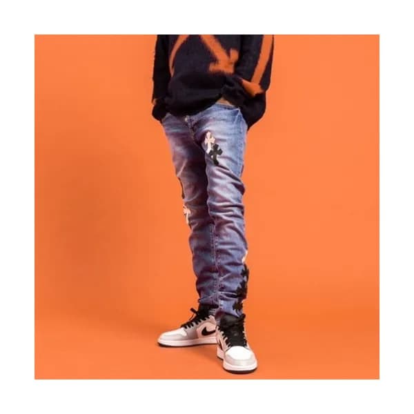 [오프화이트]Off-white 2021 Mens Logo Denim Jeans - 오프화이… - 1