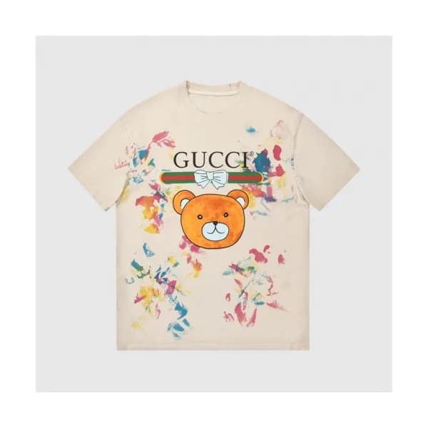 [매장판]Gucci 2021 Mm/Wm Logo Short Sleeved Tshirts -… - 1