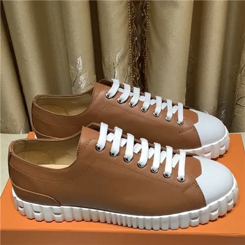 Hermes 2021 Men's Leather Sneakers,HERS0440 - … - 1