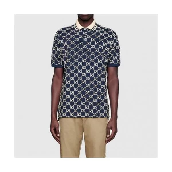 Gucci Mm/Wm Logo Short Sleeved Tshirts Blue - 구찌 … - 1
