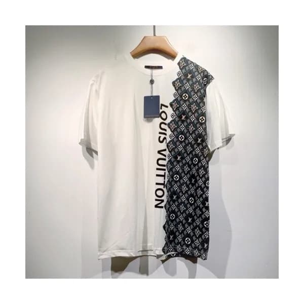 Louis vuitton Mm/Wm Logo Short Sleeved Tshirts Wh… - 1