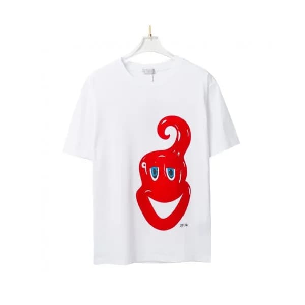 Dior Mm/Wm Casual Crew-neck Short Sleeved Tshirts… - 1