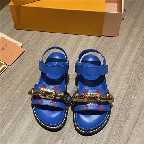 Louis Vuitton 2021 Women's Leather Sandal,LOUS… - 1