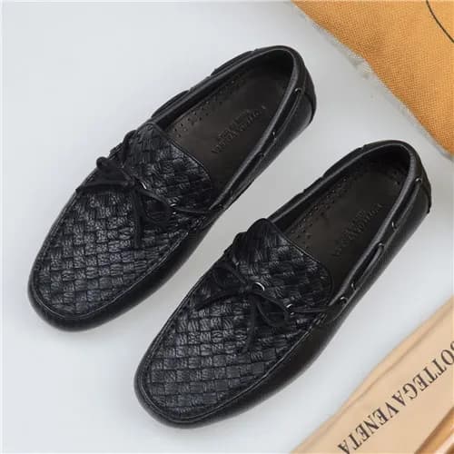 Bottega Veneta 2021 Men's Leather Loafer,BVS04… - 1