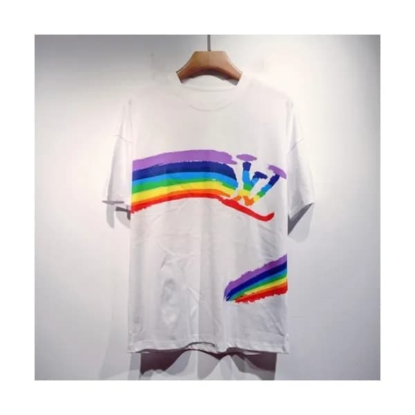 Louis vuitton Mm/Wm Logo Short Sleeved Tshirts Wh… - 1