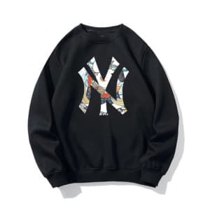 MLB Mm/Wm Logo Cotton Man-to-man Black - 엠엘비 2021…