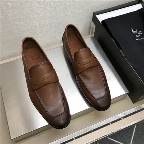 Berluti 2021 Men's Leather Oxford Shoes,BERTS0… - 1