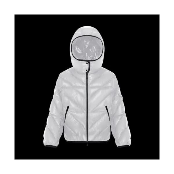 Moncler Womens Logo Casual Down Jackets White - 몽… - 1