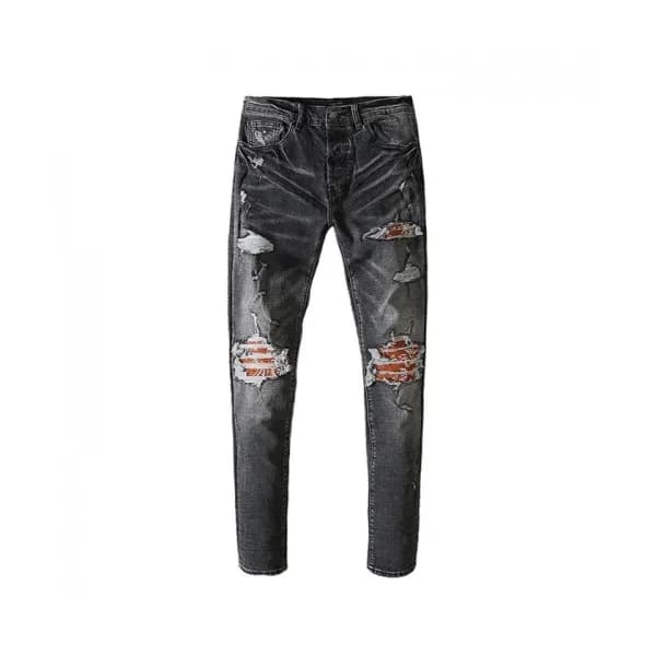 Amiri Mens Trendy Denim Pants Black - 아미리 2021 남성… - 1