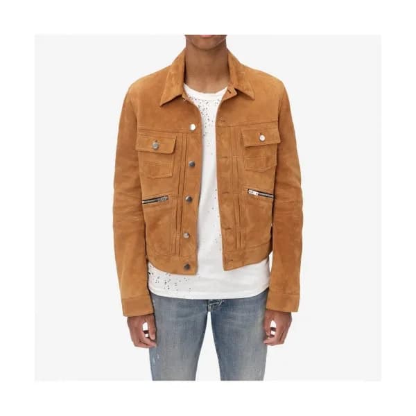 Amiri Mens Casual Jackets Brown - 아미리 2021 남성 캐쥬얼… - 1