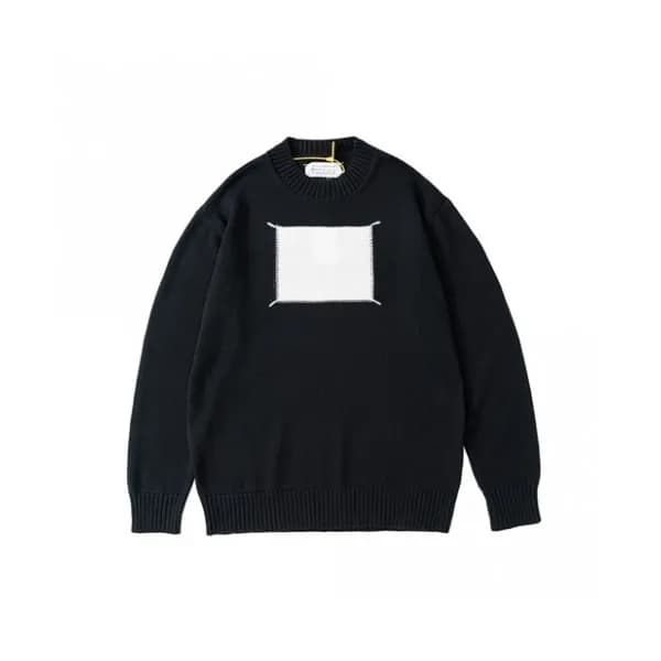 Maison margiela Mens Sweaters Black - 메종 마르지엘라 20… - 1