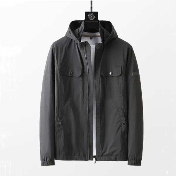 제냐 남성 모던 블랙 자켓 - Mens Black Jackets - zeg0325x - 1