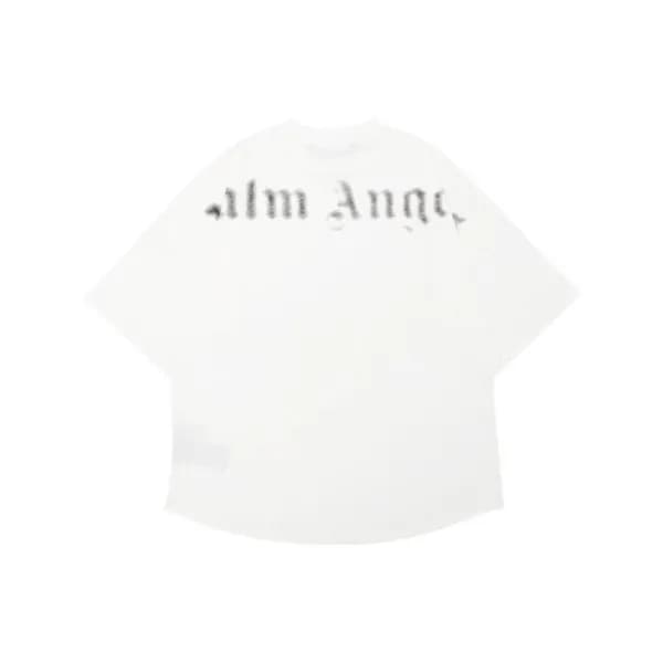 팜 엔젤스 남자 크루넥 화이트 반팔티 - Mens White Tshirts - pam036… - 1