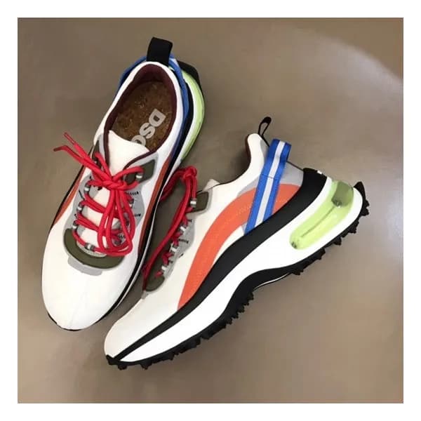 디스퀘어드 남성 트렌디 오렌지 스니커즈 - Mens Orange Sneakers - dsq… - 1