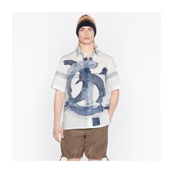 디올 남성 블루 폴로 반팔티 - Mens Blue Tshirts - dio01788x - 1