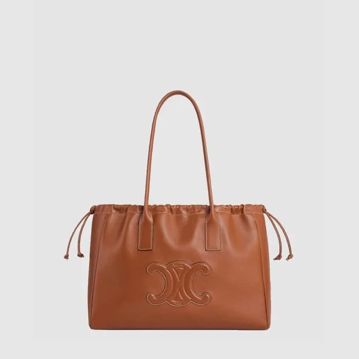 셀린느 여성 카바스 드로우스트링 트리오페 숄더백 - Celine Womens Cabas D… - 1