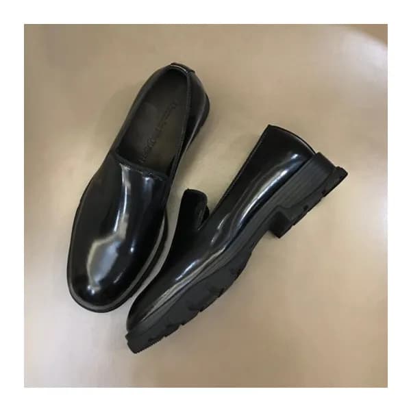 알렉산더맥퀸 남성 모던 블랙 로퍼 - Mens Black Loafer -alx0179x - 1