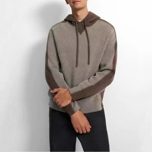 에르메네질도 제냐 남성 브라운 후드티 - Ermenegildo Zegna Mens Brow… - 1