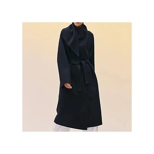 에르메스 여성 클래식 블랙 코트 - Hermes Womens Black Coats - he… - 1