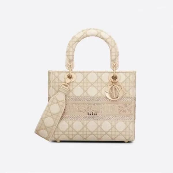 디올 여성 골드 레이디백 - Dior Womens Gold Lady Bag - di83x - 1