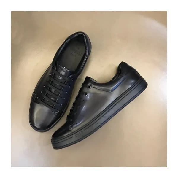 벨루티 남성 시그니처 블랙 스니커즈 - Berluti Mens Black Sneakers … - 1