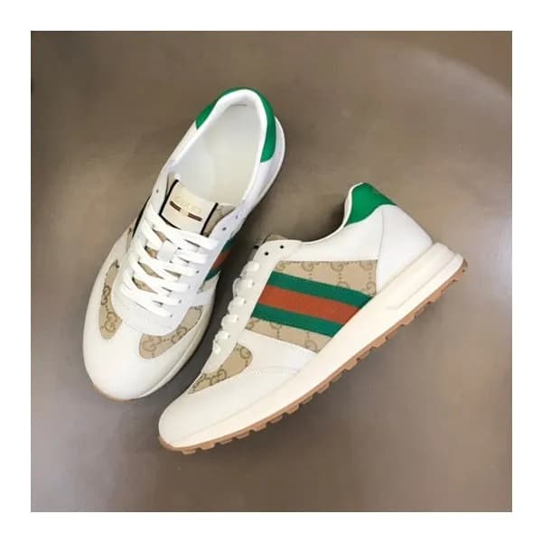 구찌 남성 그린 스니커즈 - Gucci Mens Green Sneakers- gu319X - 1