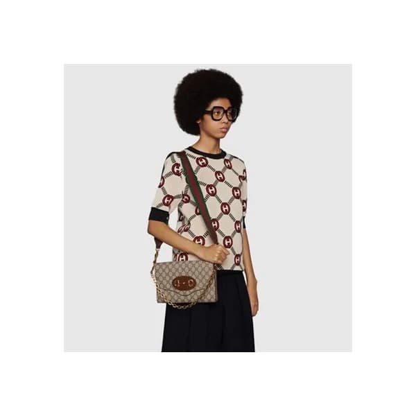구찌 여성 브라운 홀스빗 플랩 백 - Gucci Womens Brown Flap Bag -… - 1