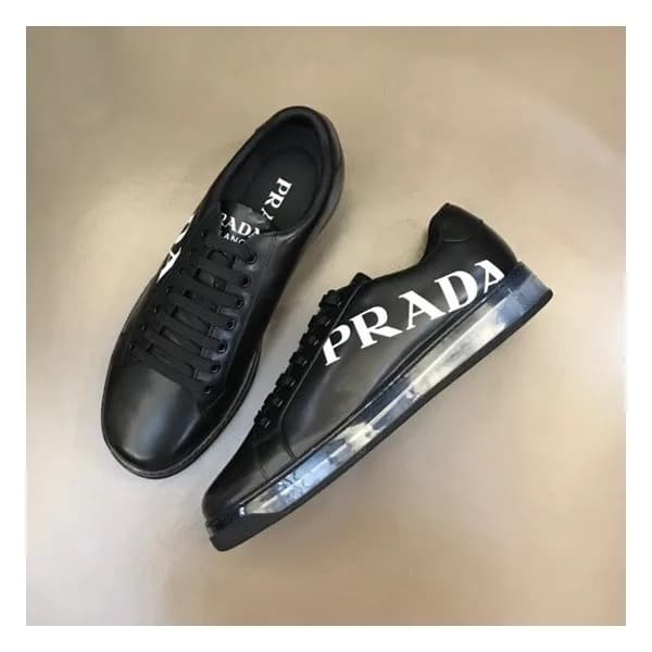 프라다 남성 블랙 스니커즈 - Prada Mens Black Sneakers - pr392… - 1