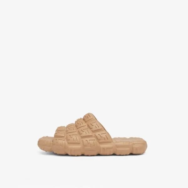 펜디 남/녀 베이지 슬리퍼 - Fendi Unisex Beige Slipper - fe96… - 1