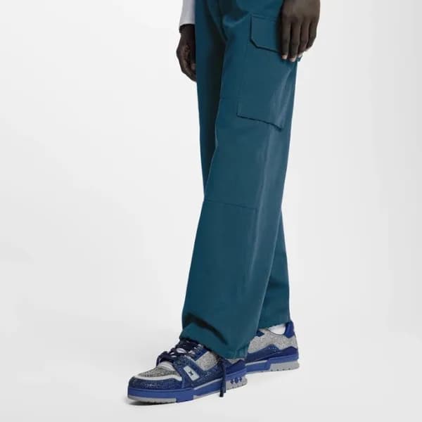 루이비통 남/녀 블루 스니커즈 - Louis vuitton Unisex Blue Sneak… - 1