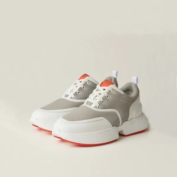 에르메스 남/녀 베이지 스니커즈 - Hermes Unisex Beige Sneakers -… - 1
