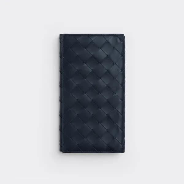 보테가베네타 남성 네이비 장지갑 - Bottega Veneta Mens Navy Walle… - 1