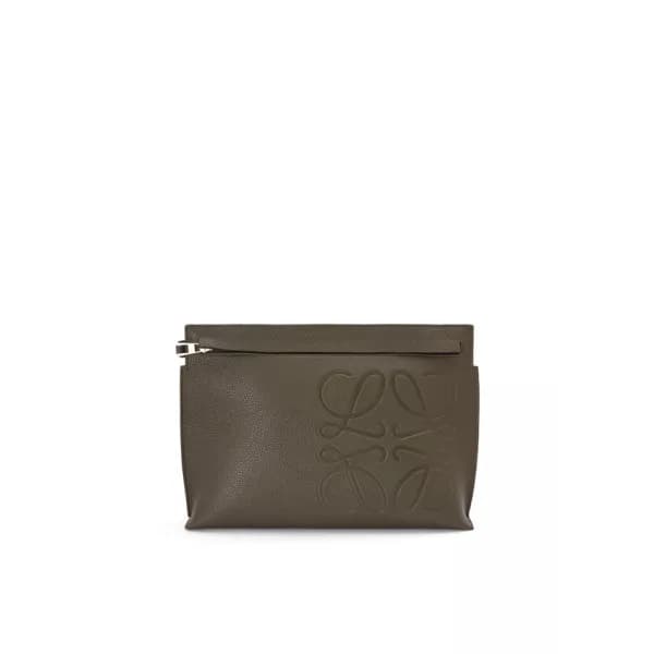 로에베 남성 카키 핸드백 - Loewe Mens Khaki Hand Bag - loe749… - 1
