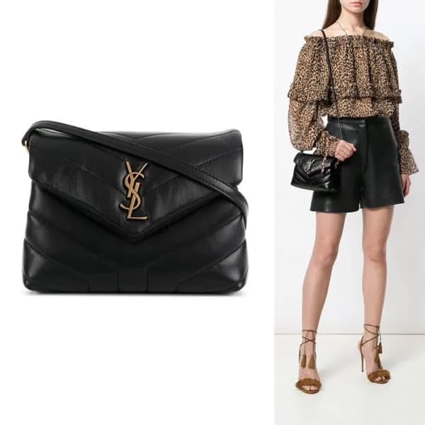 입생로랑 여성 블랙 크로스백 - Saint Laurent Women Black Cross … - 1