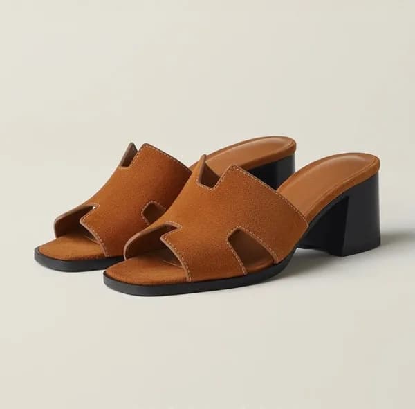 에르메스 여성 골드 샌들 - Hermes Womens Gold Sandals - he234… - 1