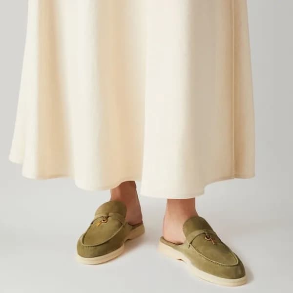 로로피아나 여성 그린 블로퍼 - Loro Piana Womens Green Bloafer … - 1