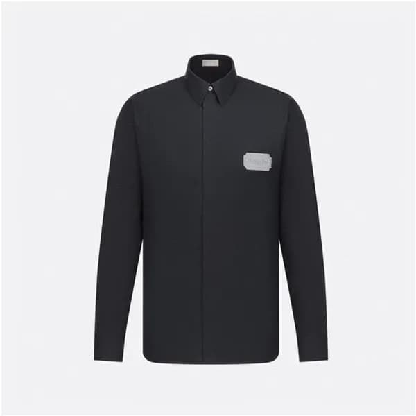 디올 남성 블랙 셔츠 - Dior Mens Black Shirts - di620x - 1