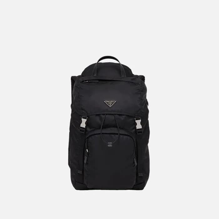 프라다 남성 리나일론 사피아노 후드 백팩 【매장-400만원대】 - Prada Mens Bl… - 1