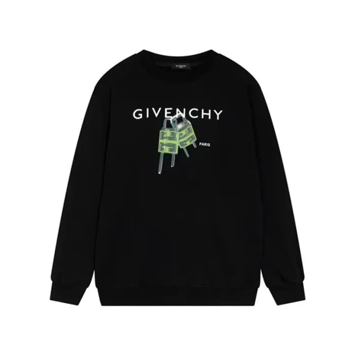 지방시 남성 캐쥬얼 블랙 맨투맨 - Givenchy Mens Black Tshirts - … - 1