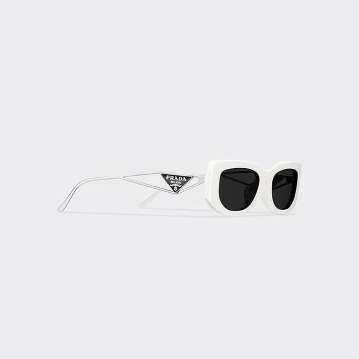 프라다 여성 심볼 선글라스 【매장-100만원대】 - Prada Womens White Su… - 1