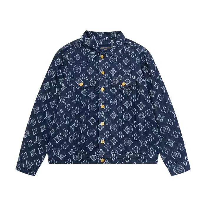 루이비통 남성 블루 자켓 - Louis vuitton Mens Blue Jackets - … - 1