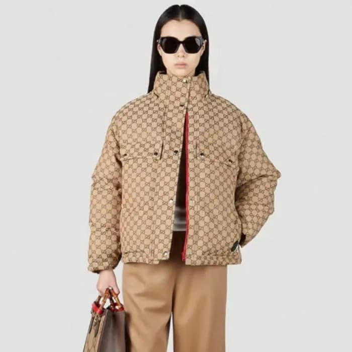 구찌 여성 모던 카멜 패딩 - Gucci Womens Camel Padding - gu1… - 1